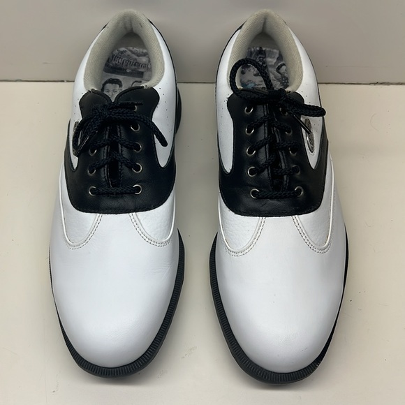 Foot Joy eComfort SoftSpike Lace Up Leather Woman’s Golf Shoes 78577. Size 7.5 - Picture 2 of 12